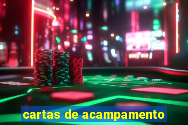 cartas de acampamento